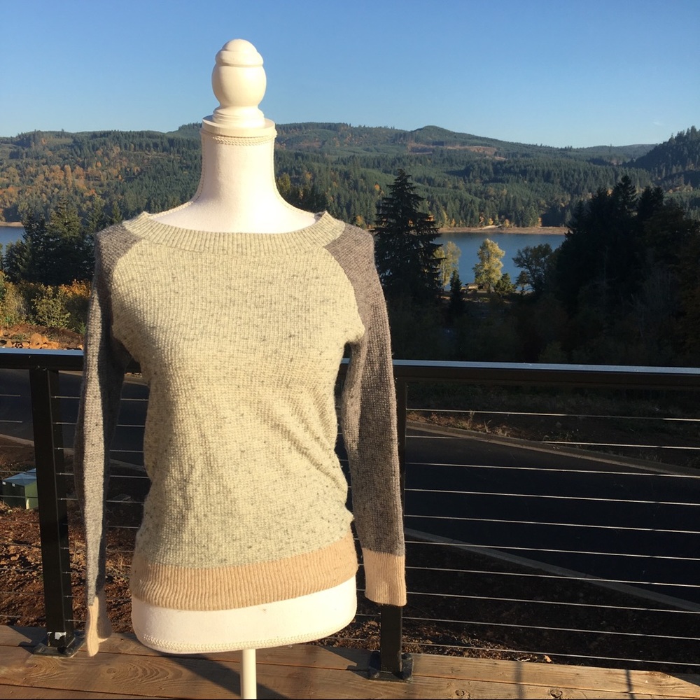 J crew popcorn knit sweater